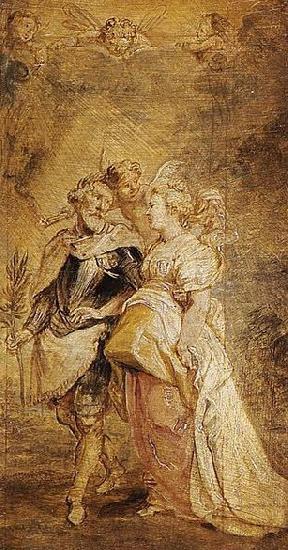 Peter Paul Rubens The Marriage of Henri IV of France and Marie de Medicis oil painting image